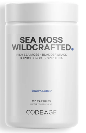CODEAGE Sea Moss Wildcrafted 120s